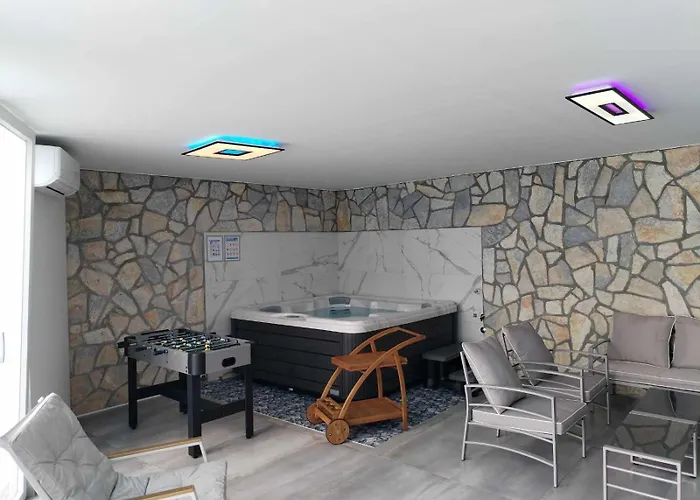 Khalli 4 Stars With Private Pool And Jacuzzi Near Opatija Apartmán Rukavac (Primorje-Gorski Kotar)